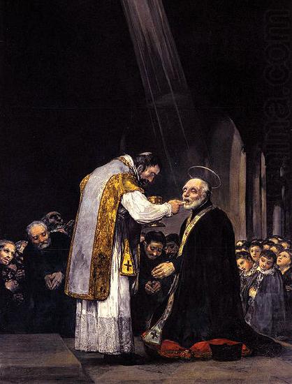 La ultima comunion de san Jose de Calasanz, Francisco de Goya